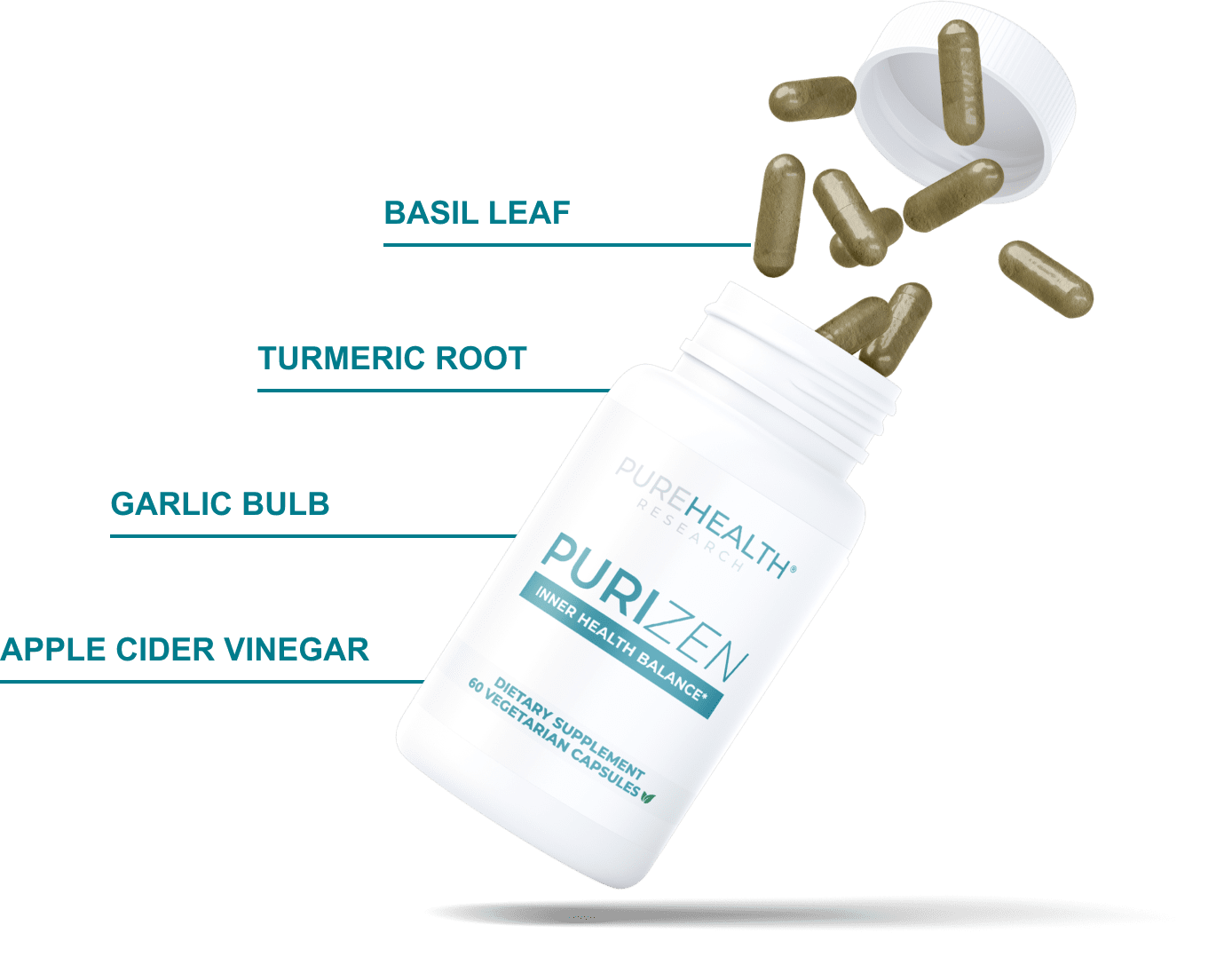 ingredients + bottle